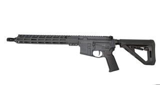 Sons of Liberty Gun Works M4 L89 5.56 AR-15 Rifle With HUXWRX FH - 14.5" P/W - Stealth Grey - 1x 30rd Mag